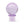 The Moony Glass Bottle Stopper - Lilac