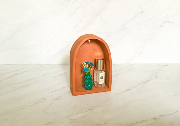 Curio Arch Shelf, Wall Altar Shrine