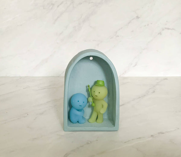 Curio Arch Shelf, Wall Altar Shrine