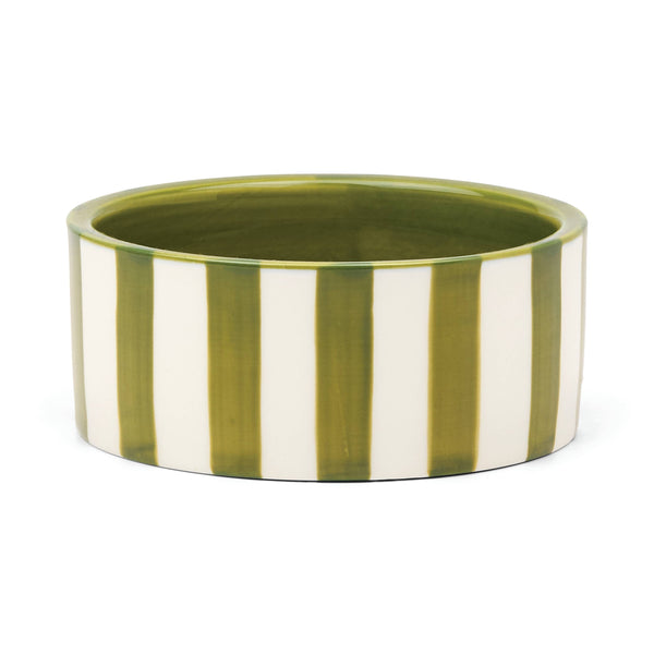 The Izzy Wine Coaster - Green Stripe