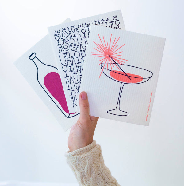 Vino Swedish Dishcloth - Reusable Sponge Cloth