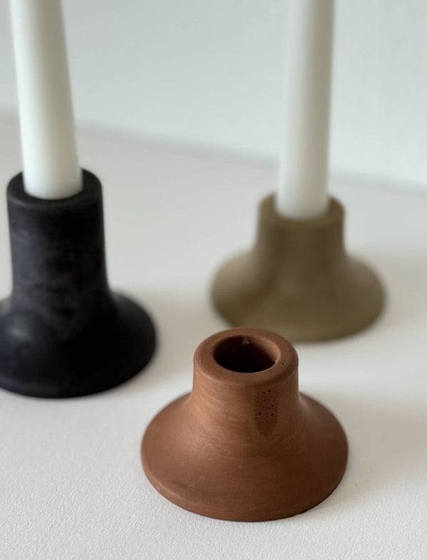 Mina Tall Taper Candle Holder | Candlestick Holder