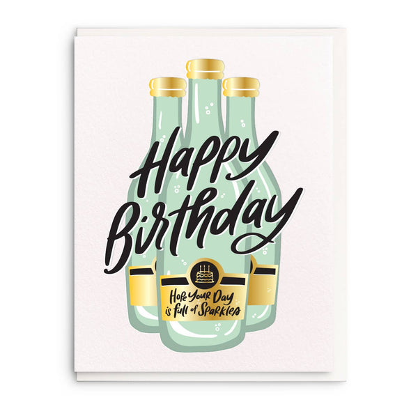 Sparkles - Foil Birthday Greeting Card