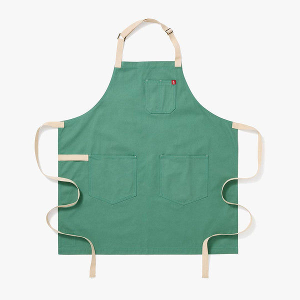 The Essential Kitchen Apron - Julep Green