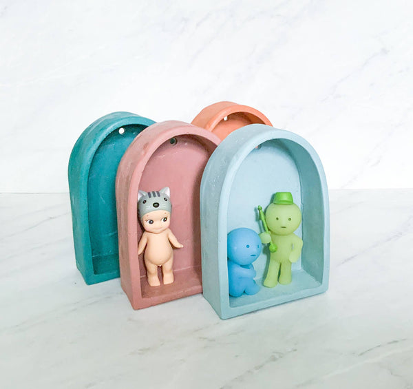 Curio Arch Shelf, Wall Altar Shrine