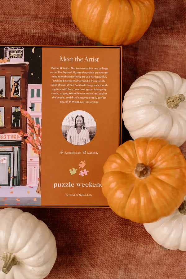 Spooky Street 500 Piece Halloween Puzzle