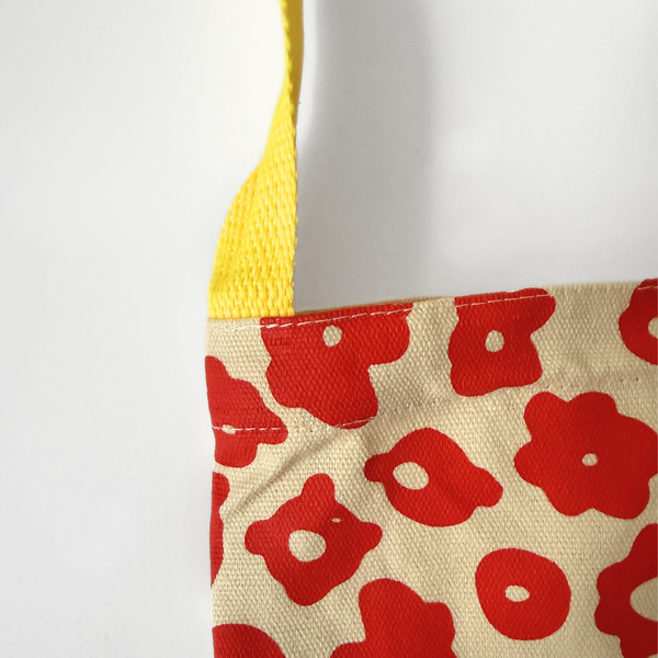 Wine Tote - Celeste - Poppy - Sunshine