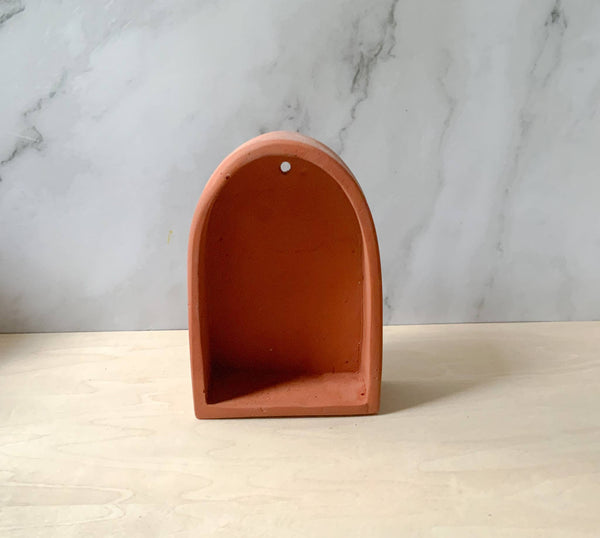 Curio Arch Shelf, Wall Altar Shrine