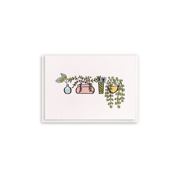 Plants 4, Enclosure Plant Greeting Card
