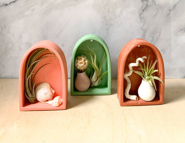 Curio Arch Shelf, Wall Altar Shrine