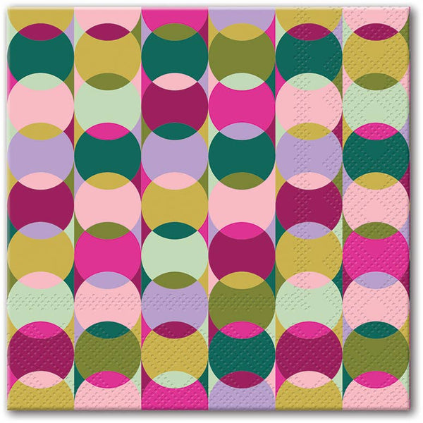 Beverage Napkins - Circles