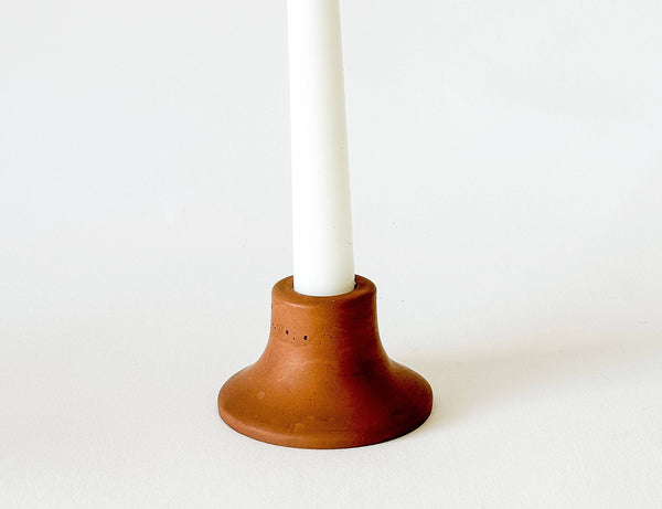 Mina Short Taper Candle Holder | Candlestick Holder