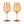 Reserve Nouveau Crystal Wine Glasses in Topaz Set of 2