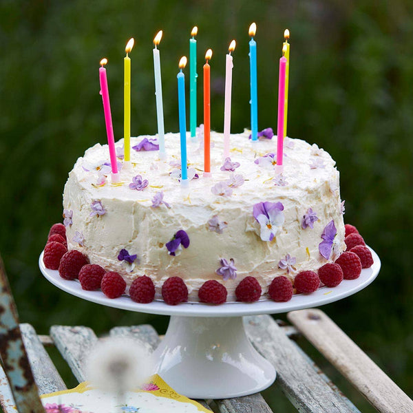 Rainbow Birthday Candles - 16 Pack | Cake Candle