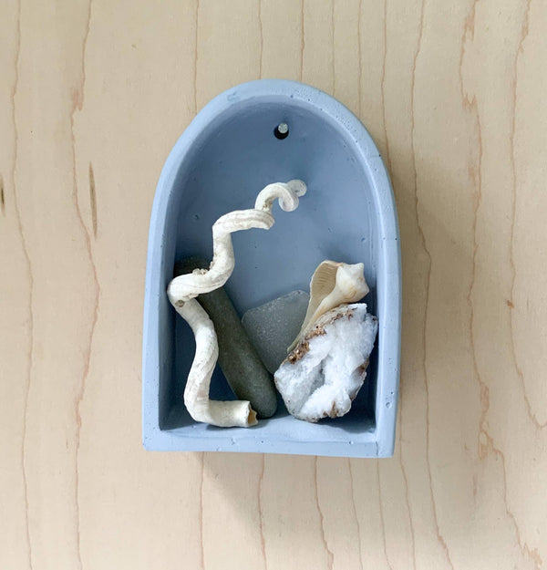 Curio Arch Shelf, Wall Altar Shrine