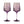 Reserve Nouveau Crystal Wine Glasses in Violet Set of 2