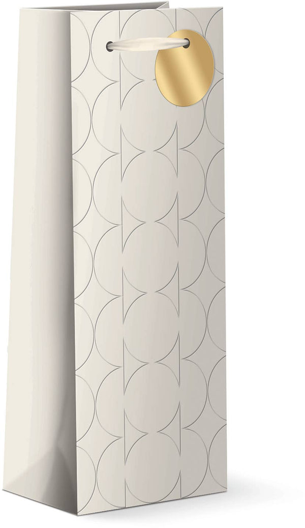 Wine Bag - Ivory Circles