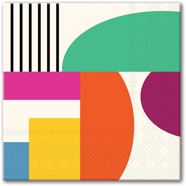 Beverage Napkins - Abstract Geo