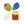 Hors D'Oeuvres Cocktail Napkins - Set Of 4